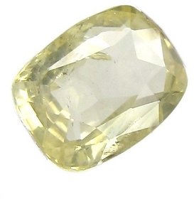 7.5 Ratti Natural Pukhraj Stone Original  Unheated Stone Yellow Sapphire Loose Gemstone By CEYLONMINE