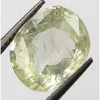                       Lab Certified Yellow Sapphire /Pukhraj 5.5 Ratti Precious Gemstone By CEYLONMINE                                              
