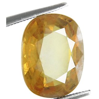 Pukhraj Stone 7.25 Ratti Natural Effective Stone Yellow sapphire By CEYLONMINE Pukhraj Stone 7.25 Ratti Natural Effective Stone Yellow sapphire By CEYLONMINE