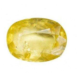                       Original Pukhraj 5.5 Ratti Stone Unheated  Untreated Precious Yellow Sapphire Gemstone By CEYLONMINE                                              