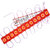 Eshopglee COB LED Module Ultra Bright DC 12V light / Strip Light / Lamp Bead Chip Waterproof / Module Lights With double adhensive glue 20 Piece Color Red  + Free 12v Dc Adaptor
