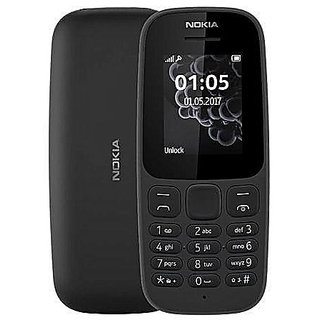 (Refurbished) Nokia 105 (Single Sim, 1.8 inches Display) _Superb Condition, Like New
