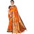 Phoenix Retail's Orange Colored Art Silk Saree With Tessels And Blouse Piece