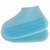 Waterproof Reusable Foldable Overshoes with Excellent Elasticity Non-Slip Silicone Rain Boot Shoe Cover 1 pair