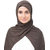 SILK ROUTE London Chestnut Brown Viscose Jersey Hijab/ Scarf