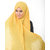 SILK ROUTE London Lemonade Yellow Cotton Voile Hijab/ Scarf