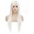 Kaku Fancy Dresses Girl Straight Styler White Color Hair Wig -White, Free Size, for Girls