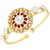 MFJ Fashion Jewellery Gorgeous Baby Size Round Shape Brass Gold Plated CZ Openable Kada For Women