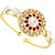 MFJ Fashion Jewellery Gorgeous Baby Size Round Shape Brass Gold Plated CZ Openable Kada For Women
