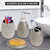 Smile Mom Bathroom Accessories Set (4 Piece) with Toothbrush Holder, Liquid Bottle Dispenser, Soap Dish and Tumbler