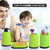 Smile Mom Bathroom Accessories Set (4 Piece) with Soap Dish, Toothbrush Holder, Liquid Bottle Dispenser, Tumbler