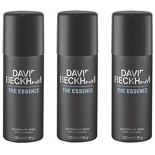 David Beckham The Essence Deodorant 150ML Each (Pack of 3)