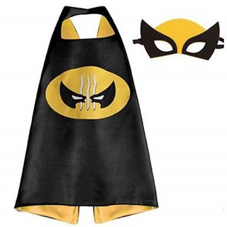 Kaku Fancy Dresses Superhero Wolv Robe/California Costume/Halloween Costume -Multicolor, Free Size, for Boys Kaku Fancy Dresses Superhero Wolv Robe/California Costume/Halloween Costume -Multicolor, Free Size, for Boys