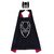 Kaku Fancy Dresses Superhero Black Panther Robe/California Costume/Halloween Fancy Dress -Black, Free Size, for Boys