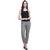 Grey Cotton Solid Casual Wear Trouser/Pant