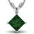 Original Stone Emerald 6.25 Carat/Ratti Silver Plated Pendant Unheated  Untreated Stone Panna Pendant By CEYLONMINE