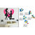 Eja Art Valentine my love Old Wall Sticker With Free Twitter bird Multicolor PVC Switch Board Sticker