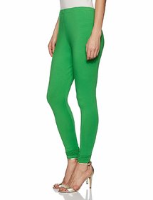 Sant Heartland Pure Cotton Churridar Legging-COLOR- (Green) Pack of 1 Free Size