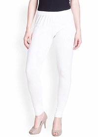 Sant Heartland Pure Cotton Churridar Legging-COLOR- (White) Pack of 1 Free Size