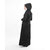 Silk Route London Black Detachable Hood Winter Jilbab For Women Height of 5