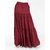 SILK ROUTE London Red Pear Boho Gypsy Full Length Skirt For Women Height of 50 inches