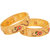 MFJ Fashion Traditional Peacock Brass Gold Plated Set Of 2 Bangle Set For Women