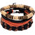 Dare by Voylla Smart Multi-Strap Leather Beads Wrap Bracelet from Cool Stacked