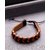 Dare by Voylla Black Leather Brown Woven Bracelet from Cool Stacked