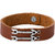 Dare by Voylla Arrows Leather-Look Bracelet for Men