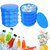 JonPrix Silicone Ice Cube Maker Bucket Revolutionary Space Saving Ice Ball Makers for Home Cafe Parties