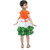 Kaku Fancy Dresses Tricolor Frock Costume For Independence Day/Republic Day - Tricolor, For Girls