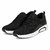 Swazile Men Black Light Weighted Sport Shoes
