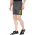 Haoser Dark Grey Yellow Printed Shorts