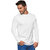 Haoser Solid Cotton Round Neck Full Sleeves Mens T Shirts (Pack of 2 T Shirt for Men White and Blue)