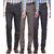 Haoser Men's Cotton Blend Formal Trouser- Pack of 3
