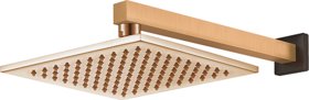 Olive Gold - Bathroom Shower  Overhead Shower Head ( Size 200 x 200 mm ) Without Arm
