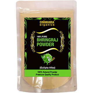                       Donnara Organics 100% Natural Bhringraj Powder(150 gms)                                              