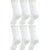 Neska Moda Men Cotton White 6 Pair Ankle Length Socks