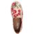 Fausto Women's Canvas Flowers Print Slip On Loafers