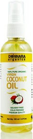 Donnara Organics Premium Virgin Coconut oil- 100% Pure & Natural(100 ml)