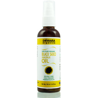 Donnara Organics Premium Black Seed(Kalonji) oil- 100% Pure & Natural(100 ml)