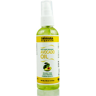 Donnara Organics Premium Avocado oil- 100% Pure & Natural(100 ml)