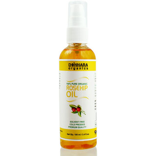 Donnara Organics Premium Rosehip oil- 100% Pure & Natural(100 ml) Donnara Organics Premium Rosehip oil- 100% Pure & Natural(100 ml)