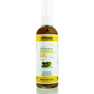Donnara Organics Premium Moringa oil- 100% Pure & Natural(100 ml) Donnara Organics Premium Moringa oil- 100% Pure & Natural(100 ml)