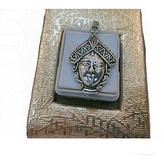                       Kaali Mata Pendant Natural 100 Original Sterling Silver 92.5 Astrological  Lab Certified                                              