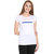 Haoser Women's White Printed Cap Sleeves T-Shirt