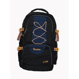 Skyline Hiking/Trekking/Traveling/Camping Backpack Bag Rucksack Unisex Bag with (Blue Grey)