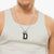 Men Style  Letter D Alphabet Locket With Chain Stainless Steel, Metal Pendant Set