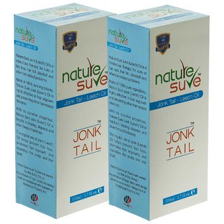 Nature Sure Jonk Tail (Leech Oil) for Hair Fall, Hair Loss in Men  Women - 2 Packs (2x110ml)