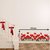 Decor Villa Red Rose Wall Sticker  Decal (PVC Vinyl,Size -91 cm X 25 cm)